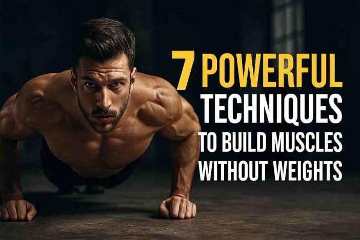 Techniques to Build Muscles Without Weights