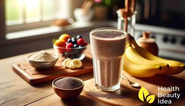 Chia in Protein Shake