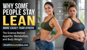 Why Some People Stay Lean More Easily Than Others: The Science Behind Appetite, Metabolism, and Body Weight